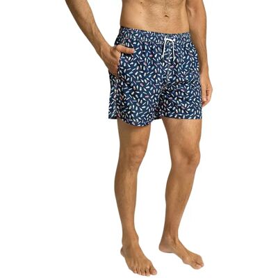 Badehose Hackett Ice Lollies Bleu 2XL Homme Badehose Hackett Ice Lollies Bleu 2XL Homme