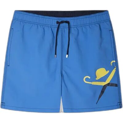 Badehose Hackett Split Logo Bleu XL Homme Badehose Hackett Split Logo Bleu XL Homme