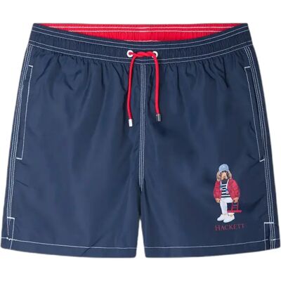 Badehose Hackett Harry Volley Bleu L Homme Badehose Hackett Harry Volley Bleu L Homme