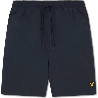 Unifarbene Badeshorts Lyle & Scott Bleu M Homme Unifarbene Badeshorts Lyle & Scott Bleu M Homme