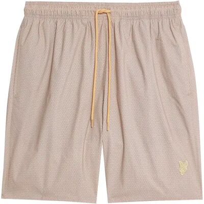Badehose Lyle & Scott Geo Motif Printed Marron XL Homme Badehose Lyle & Scott Geo Motif Printed Marron XL Homme