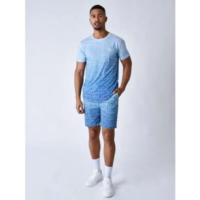 Badehose mit zweifarbigem Stufeneffekt Project X Paris All Over Bleu XL Homme Badehose mit zweifarbigem Stufeneffekt Project X Paris All Over Bleu XL Homme