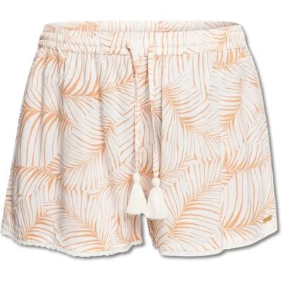 Badeshorts Damen Roxy Salty Tan Blanc XL Femme Badeshorts Damen Roxy Salty Tan Blanc XL Femme