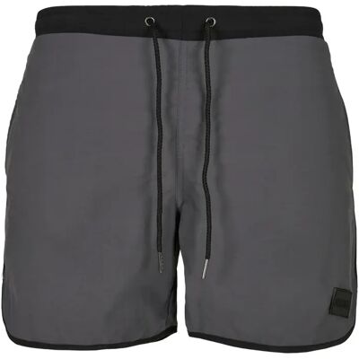 Badeshorts Urban Classics Retro Noir L Homme Badeshorts Urban Classics Retro Noir L Homme
