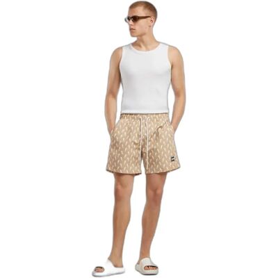 Badehose Urban Classics pattern Beige L Homme Badehose Urban Classics pattern Beige L Homme