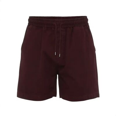 Twill-Shorts Colorful Standard Organic oxblood red Rot M Mixte Twill-Shorts Colorful Standard Organic oxblood red Rot M Mixte