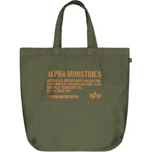 Tote Bag Alpha Industries Vert TU Mixte Tote Bag Alpha Industries Vert TU Mixte
