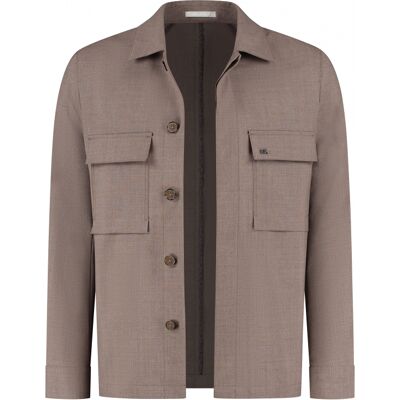 Überhemd Michael Kors Light Travel Marron 102 Homme Überhemd Michael Kors Light Travel Marron 102 Homme