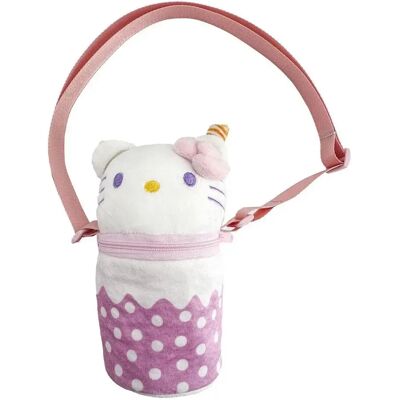 Plüsch Umhängetasche Cerda Hello Kitty Blanc 8x18x8 cm Mixte Plüsch Umhängetasche Cerda Hello Kitty Blanc 8x18x8 cm Mixte