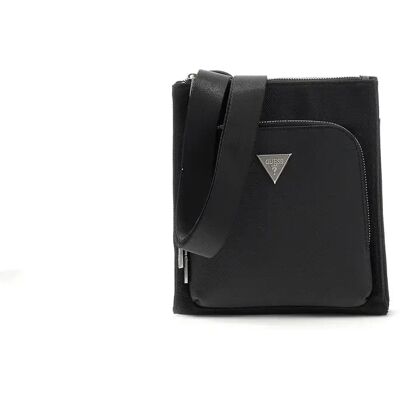 Flacher Umhängetasche Guess Berna Noir TU Homme Flacher Umhängetasche Guess Berna Noir TU Homme