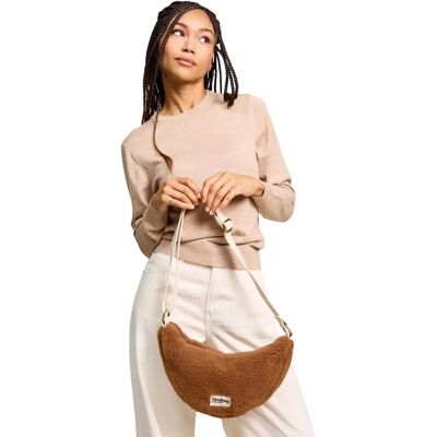 Gürteltasche Damen Hindbag Andrea Marron 32x16x8 cm Femme Gürteltasche Damen Hindbag Andrea Marron 32x16x8 cm Femme