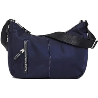 Erweiterbare Umhängetasche Mandarina Duck Hobo Hunter Bleu 10,2x12,6x4,7 cm Mixte Erweiterbare Umhängetasche Mandarina Duck Hobo Hunter Bleu 10,2x12,6x4,7 cm Mixte