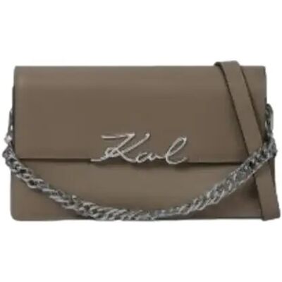 Schultertasche Damen Karl Lagerfeld K/Signature Gris TU Femme Schultertasche Damen Karl Lagerfeld K/Signature Gris TU Femme