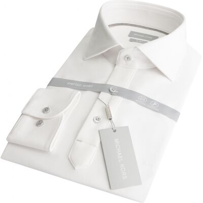 Slim-Strickhemd Michael Kors Camicia Weiß 37 Homme Slim-Strickhemd Michael Kors Camicia Weiß 37 Homme