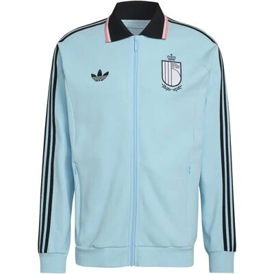 Adidas Veste de survêtement Extérieur Belgien OG Anthem Coupe du Monde 2026 Bleu L Homme Adidas Veste de survêtement Extérieur Belgien OG Anthem Coupe du Monde 2026 Bleu L Homme