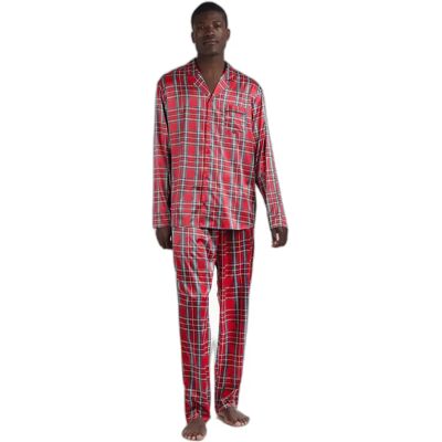 Langarm-Pyjama Admas Abierto Scottish Fashion Rouge L Homme Langarm-Pyjama Admas Abierto Scottish Fashion Rouge L Homme