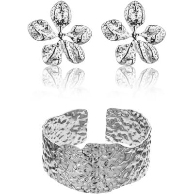 Damenschmuckset Amelia Parker Seabyn (x2) Argenté 57 mm Femme Damenschmuckset Amelia Parker Seabyn (x2) Argenté 57 mm Femme