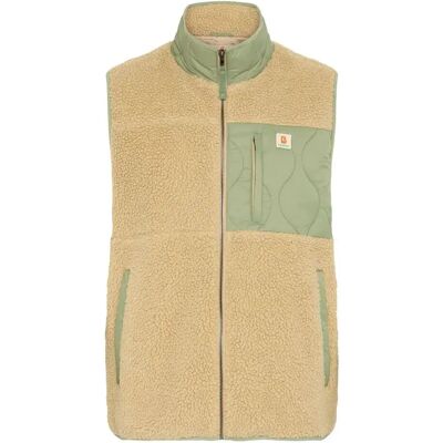 Ärmelloses Fleece Blend Sun Beige S Homme Ärmelloses Fleece Blend Sun Beige S Homme