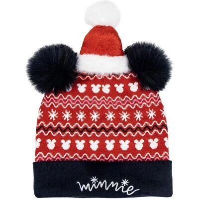 Mädchenmütze Cerda Disney Minnie Christmas Rouge 22x2x21 cm Femme Mädchenmütze Cerda Disney Minnie Christmas Rouge 22x2x21 cm Femme