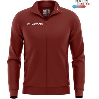 Sweatshirt Kinderfleece Givova Mono 500 Marron XS Mixte Sweatshirt Kinderfleece Givova Mono 500 Marron XS Mixte