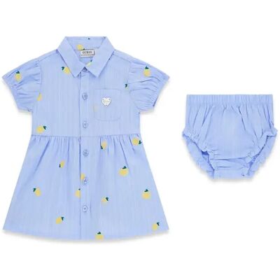 Hemdkleid und Höschen Set für Mädchen baby Guess Jaune 6/9 mois Femme Hemdkleid und Höschen Set für Mädchen baby Guess Jaune 6/9 mois Femme