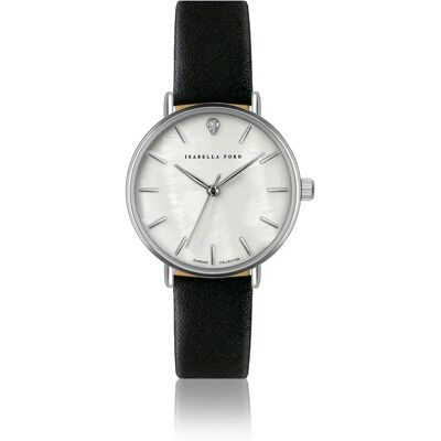 Lederuhr Frau Isabella Ford Kendra Noir 32 mm Femme Lederuhr Frau Isabella Ford Kendra Noir 32 mm Femme