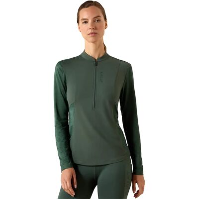 Reittrikot 1/2 Reißverschluss, Damen Ariat Vert 2XS Femme Reittrikot 1/2 Reißverschluss, Damen Ariat Vert 2XS Femme