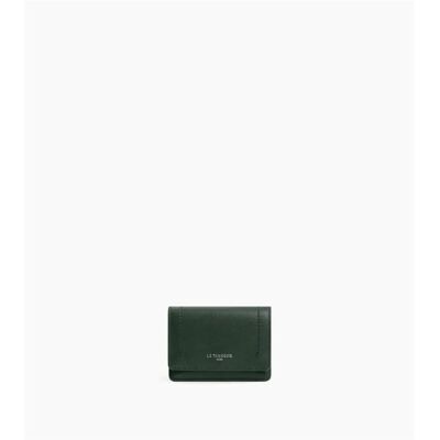 Damen Kartenetui mit Klappe Le Tanneur 4CC Vert 10,5x7,5x1 cm Femme Damen Kartenetui mit Klappe Le Tanneur 4CC Vert 10,5x7,5x1 cm Femme