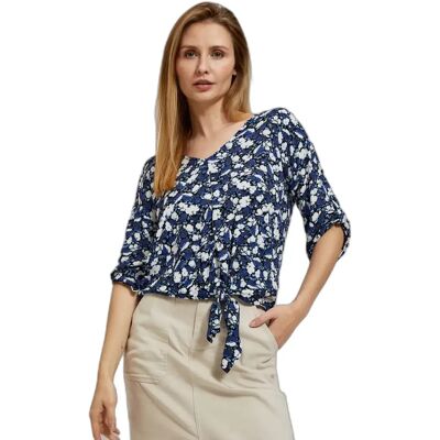 Damenhemd Moodo L-KO-4318 Noir S Femme Damenhemd Moodo L-KO-4318 Noir S Femme