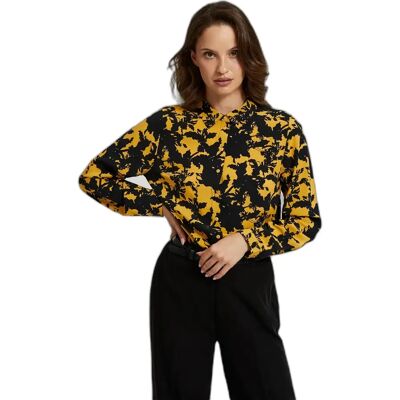Damenhemd Moodo Z-KO-4539 Jaune S Femme Damenhemd Moodo Z-KO-4539 Jaune S Femme