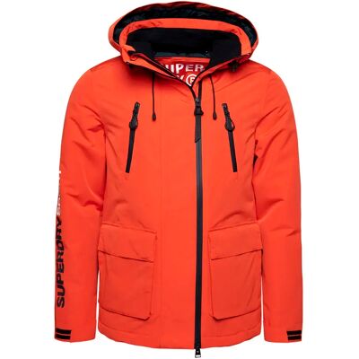 Kapuzenshirt Superdry Ultimate Windbreaker Orange L Homme Kapuzenshirt Superdry Ultimate Windbreaker Orange L Homme