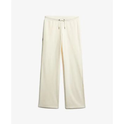 Weite Damenvelour-Jogginghose Superdry Weiß L Femme Weite Damenvelour-Jogginghose Superdry Weiß L Femme