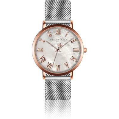 Damenuhr Amelia Parker Classique Mesh Gold 36 mm Femme Damenuhr Amelia Parker Classique Mesh Gold 36 mm Femme