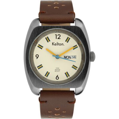 Uhr Kelton RC 22 Grau 44x38x13 mm Mixte Uhr Kelton RC 22 Grau 44x38x13 mm Mixte