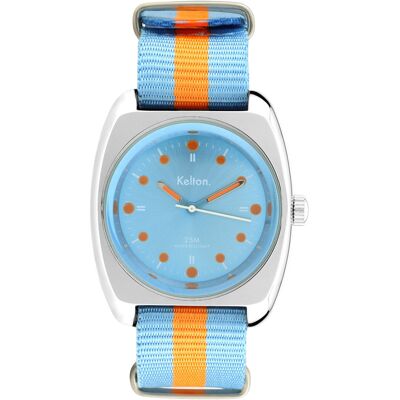 Uhr Kelton RC2 Nato Blau 44x38x13 mm Mixte Uhr Kelton RC2 Nato Blau 44x38x13 mm Mixte
