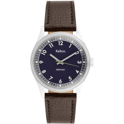 Uhr Kelton Héritage Blau 38 mm Mixte Uhr Kelton Héritage Blau 38 mm Mixte