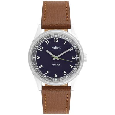 Uhr Kelton Héritage Blau 38 mm Mixte Uhr Kelton Héritage Blau 38 mm Mixte