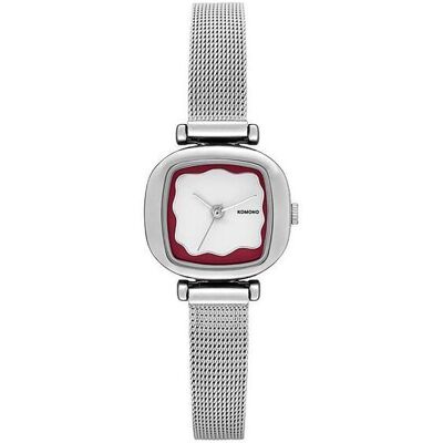 Damenuhr Komono Moneypenny Wave Royale Silber TU Femme Damenuhr Komono Moneypenny Wave Royale Silber TU Femme