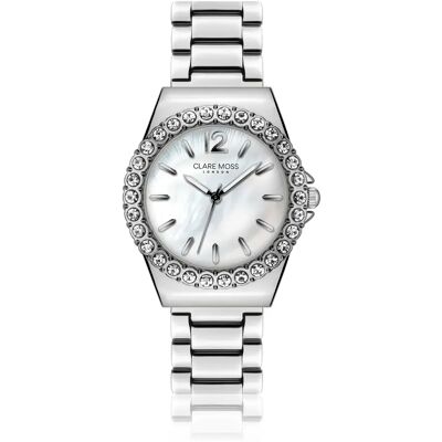 Damenuhr Clare Moss Mayfair Link Argenté 36 mm Femme Damenuhr Clare Moss Mayfair Link Argenté 36 mm Femme
