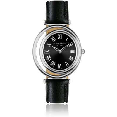 Damenuhr Clare Moss Clare Petite Noir 34 mm Femme Damenuhr Clare Moss Clare Petite Noir 34 mm Femme