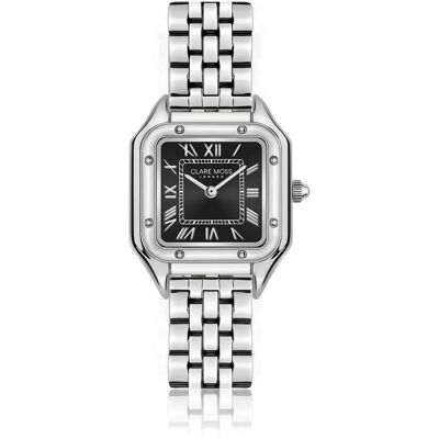 Damenuhr Clare Moss The Old Fashioned Link Argenté 28x36 mm Femme Damenuhr Clare Moss The Old Fashioned Link Argenté 28x36 mm Femme