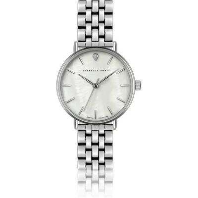 Silberne Damenuhr Isabella Ford Kendra Argenté 32 mm Femme Silberne Damenuhr Isabella Ford Kendra Argenté 32 mm Femme
