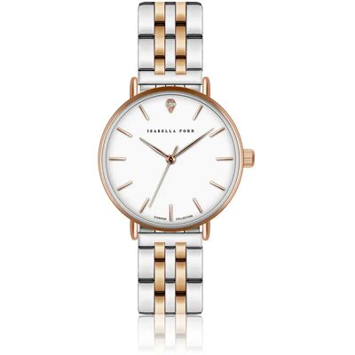 Damenuhr Isabella Ford Agnes Rose Rose 14x14 mm Femme Damenuhr Isabella Ford Agnes Rose Rose 14x14 mm Femme