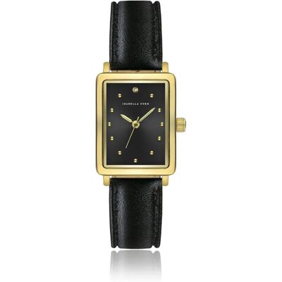 Damenuhr Isabella Ford Cléophée Noir 14x14 mm Femme Damenuhr Isabella Ford Cléophée Noir 14x14 mm Femme
