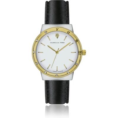 Damenuhr Isabella Ford Héloïse Noir 36x40 mm Femme Damenuhr Isabella Ford Héloïse Noir 36x40 mm Femme