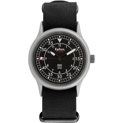 Uhr Kelton VTNM & Second Noir 37 mm Mixte Uhr Kelton VTNM & Second Noir 37 mm Mixte