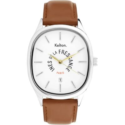 Uhr Kelton x Ines de la Fressange Paris Blanc 35x40 mm Mixte Uhr Kelton x Ines de la Fressange Paris Blanc 35x40 mm Mixte