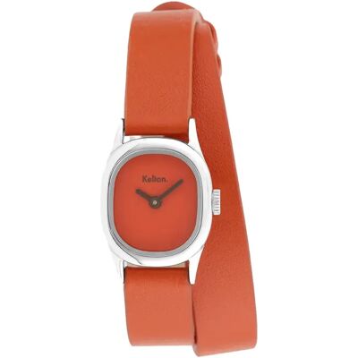 Damenuhr Kelton New Minicolo Orange 15/18 mm Femme Damenuhr Kelton New Minicolo Orange 15/18 mm Femme