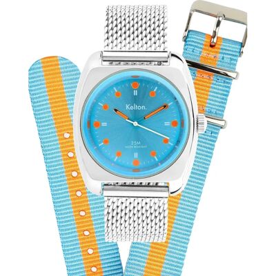 Uhr mit Armband Kelton RC2 Bleu 38 mm Homme Uhr mit Armband Kelton RC2 Bleu 38 mm Homme