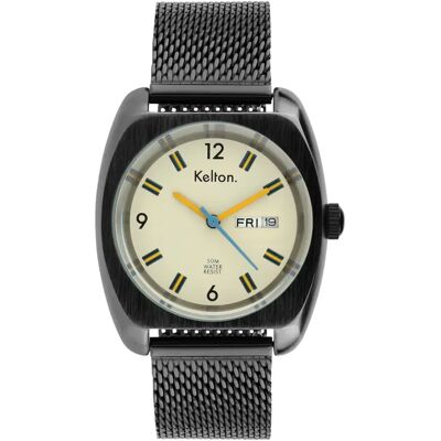 Uhr Kelton RC 22 Beige 38 mm Mixte Uhr Kelton RC 22 Beige 38 mm Mixte